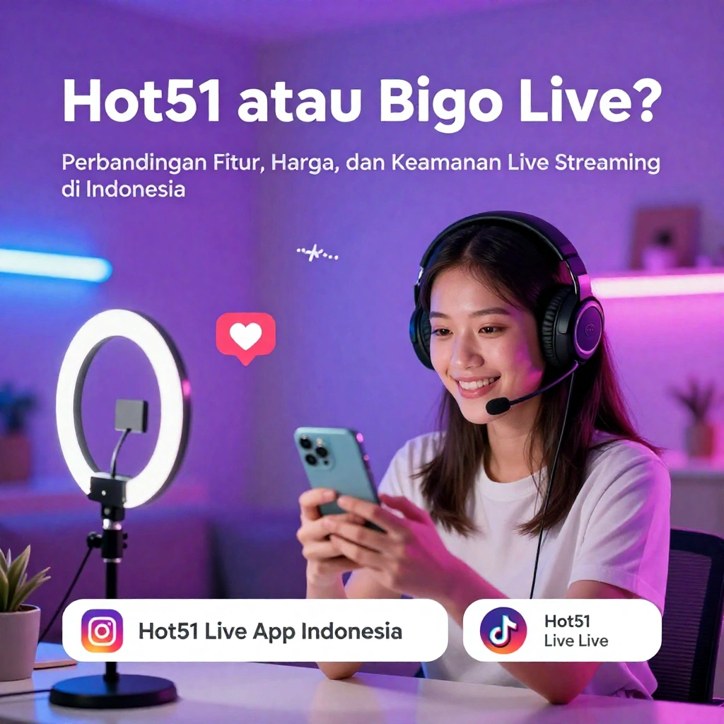 Hot51 atau Bigo Live Mana yang Lebih Baik untuk Live Streaming
