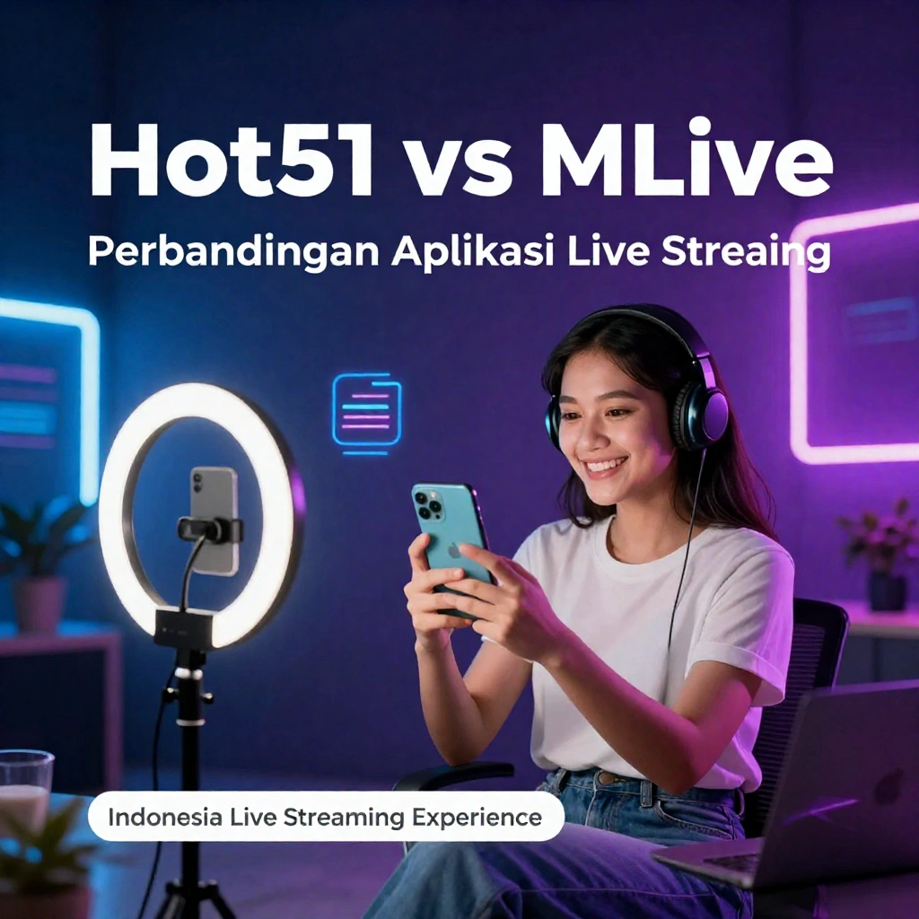 Hot51 vs MLive Perbandingan Lengkap Aplikasi Live Streaming