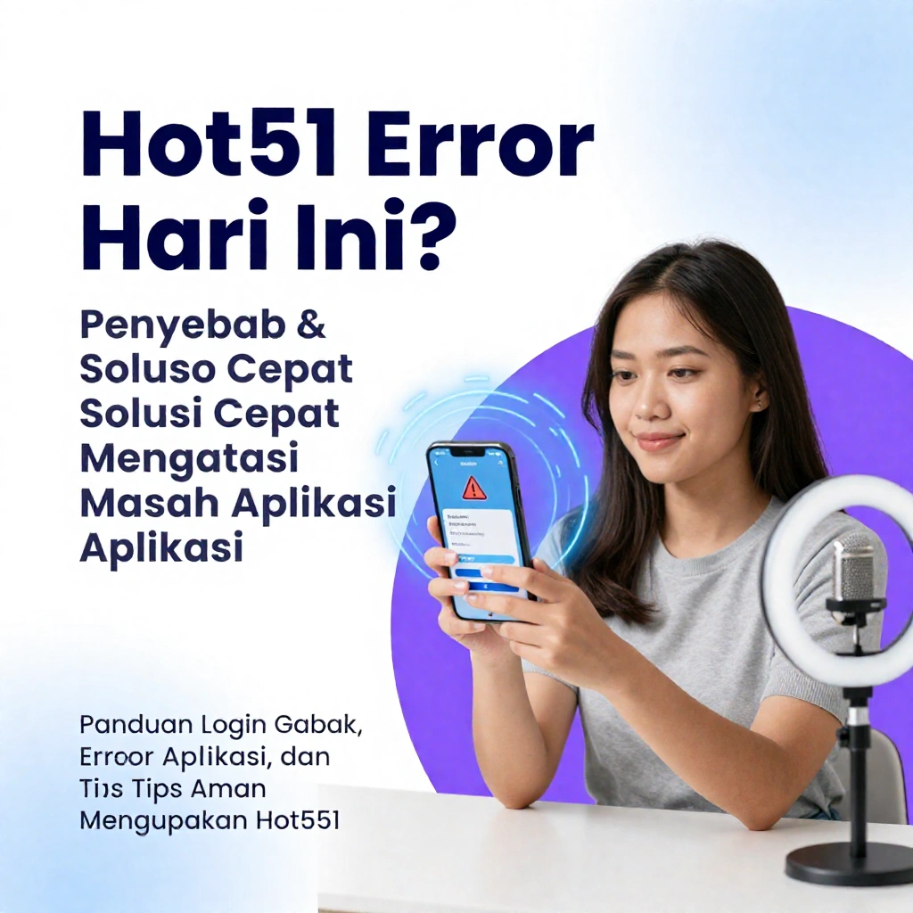 Hot51 Error Hari Ini Penyebab dan Solusi Cepat Mengatasi Masalah Aplikasi