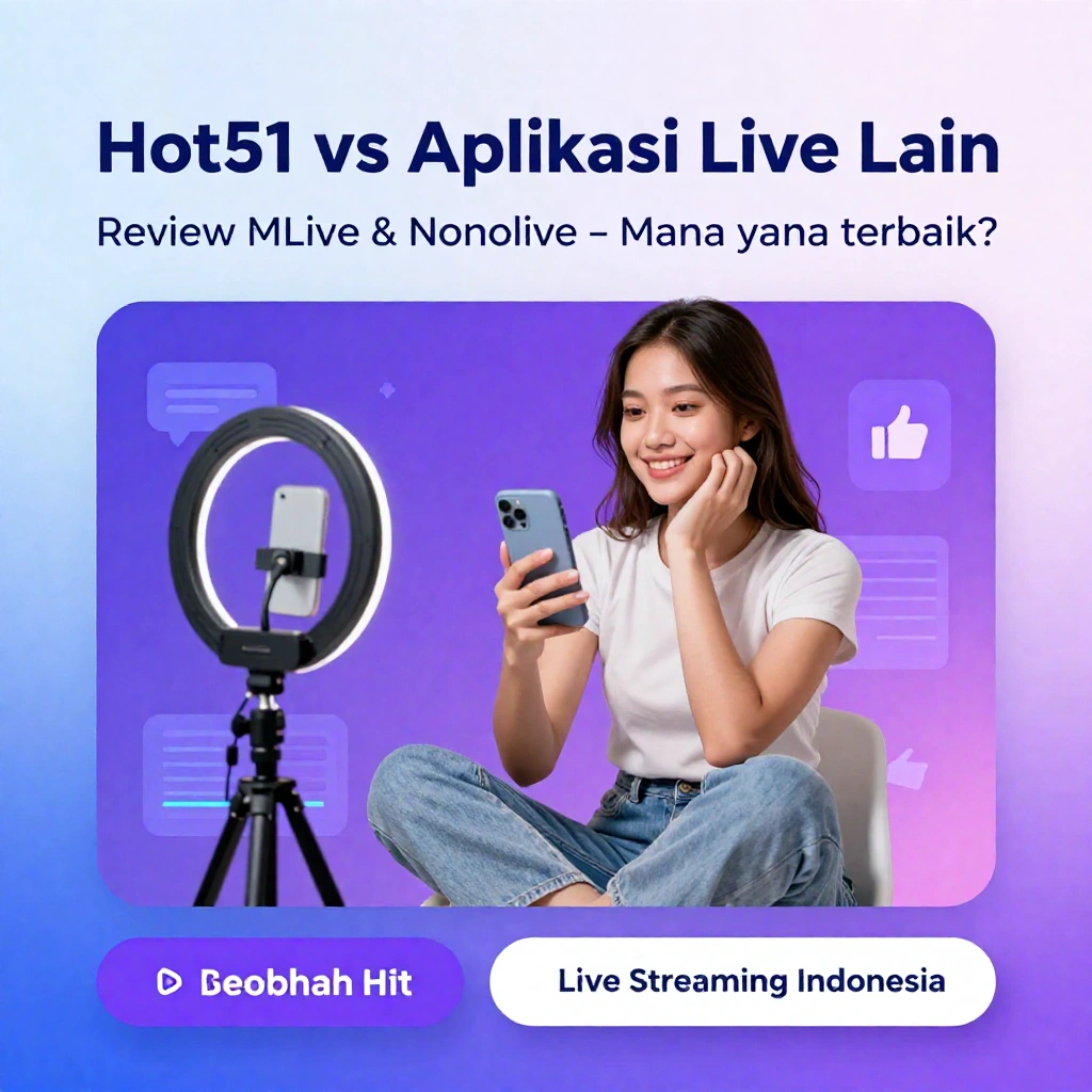 Hot51 dibanding aplikasi live lain Review Lengkap & Objektif