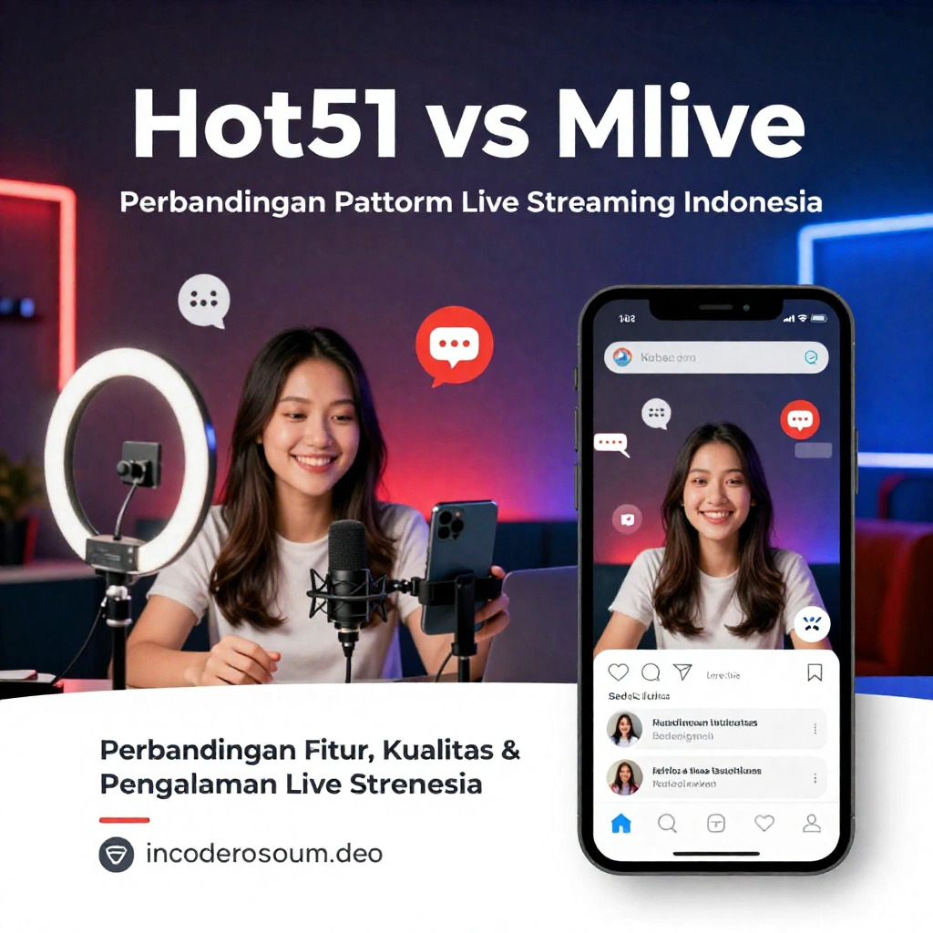 Hot51 vs Mlive Perbandingan Platform Live Streaming Indonesia